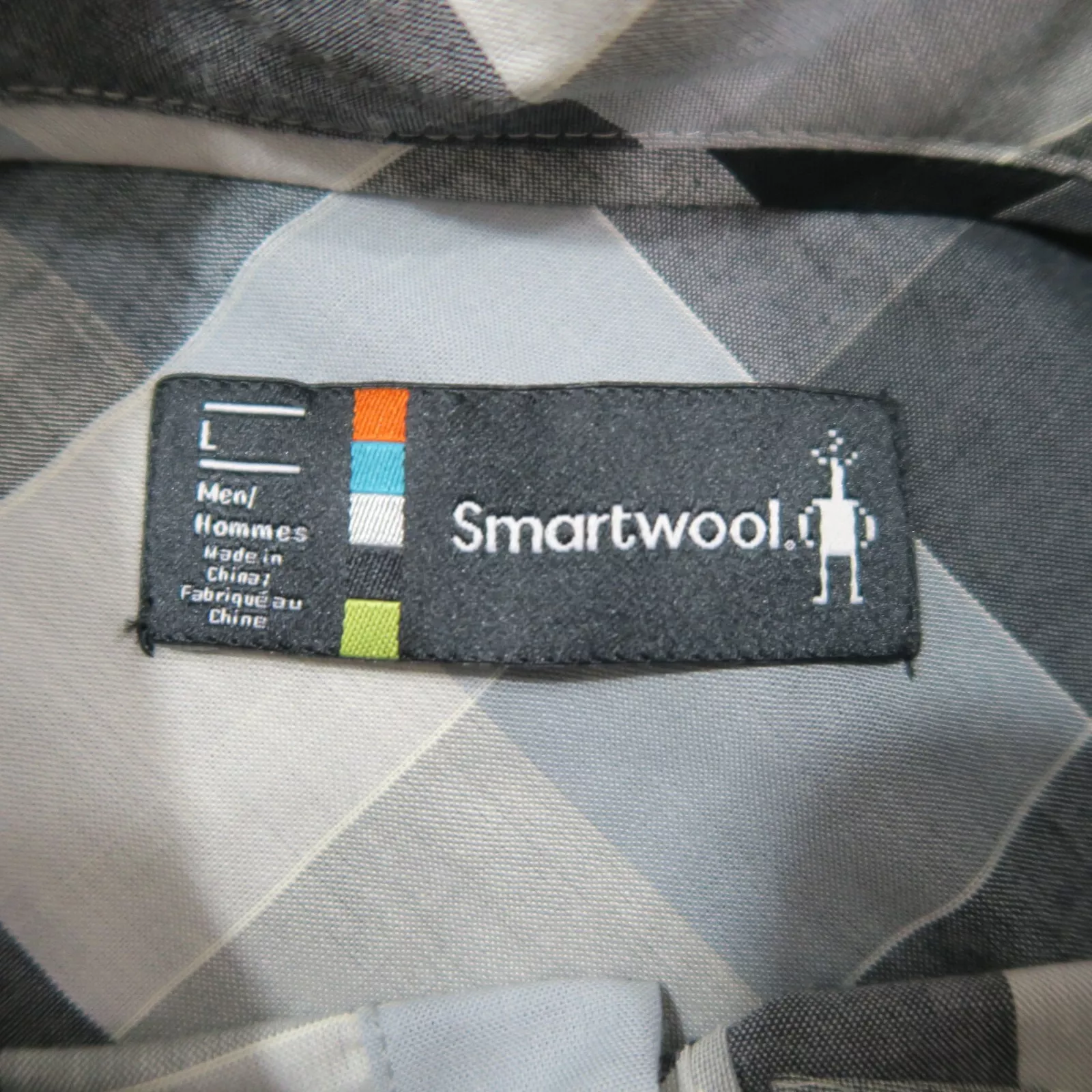 smartwool check merino wool button up short sleeve pocket shirt