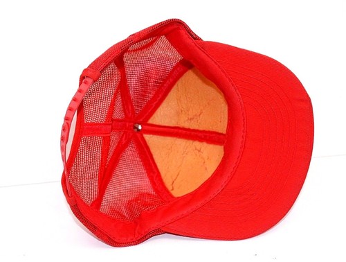 MAC Tools 1940s Logo Red Foam Mesh One Size Fit Sewn Patch Trucker Baseball Hat - Picture 5 of 6