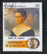 sCUBA Sc# 4274  DULCE M. LOYNAZ   writer   2002  used cto