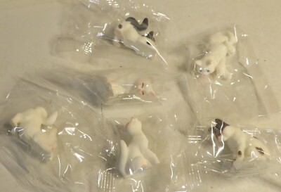 Unbranded Domestic Cat Figure Toy Pet Pets Lot New Mini Pack 6 Pc Multi Position
