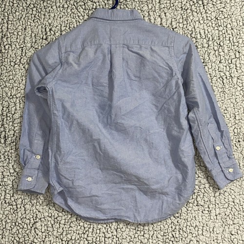 Ralph Lauren Boys Button Up Youth Polo Logo Long Sleeve Shirt Size 6 - Picture 7 of 7