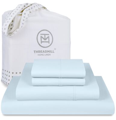 Threadmill Cotton Full Size Sheet set| 100% Cotton Sheets for Full Size Bed |...