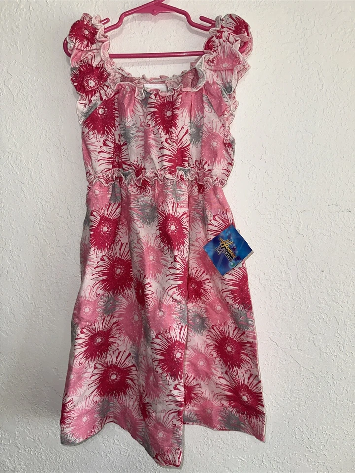 HANNAH MONTANA GIRLS SLEEVELESS DRESS FLORAL SIZE M 12 NWT VINTAGE NEW PRETTY - Image 4 of 4