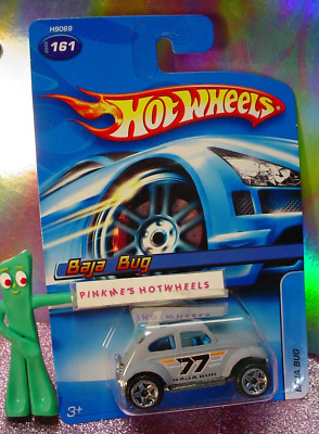 2005 Hot Wheels BAJA BEETLE #161  variant flat gray VW;or5; 77  Volkswagen