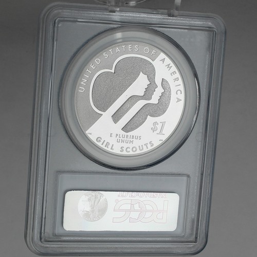 2013-W $1 Girl Scouts of the USA Centennial Proof Silver Dollar PCGS PR 69 DCAM - Picture 10 of 12
