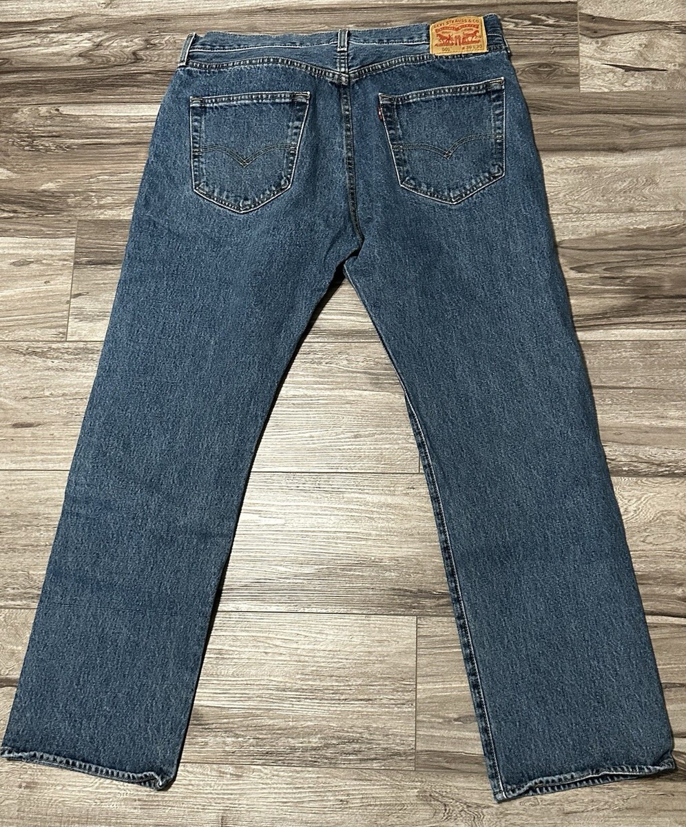 Vintage 90s Levis 501XX Indigo Denim Jeans Button Fly L5155 Vintage 90s Levis 501XX Indigo Denim Jeans Button Fly L5155