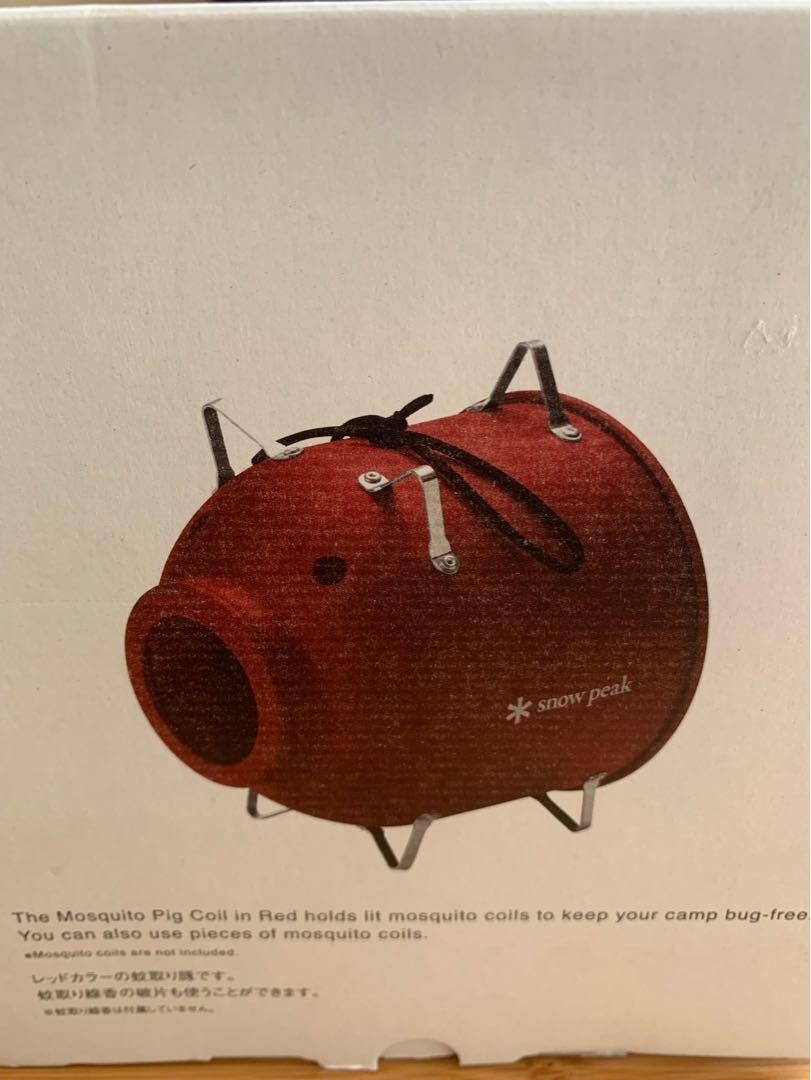 その他 peak Mosquito Pig Coil in Red snow peak Mosquito Pig Coil 赤