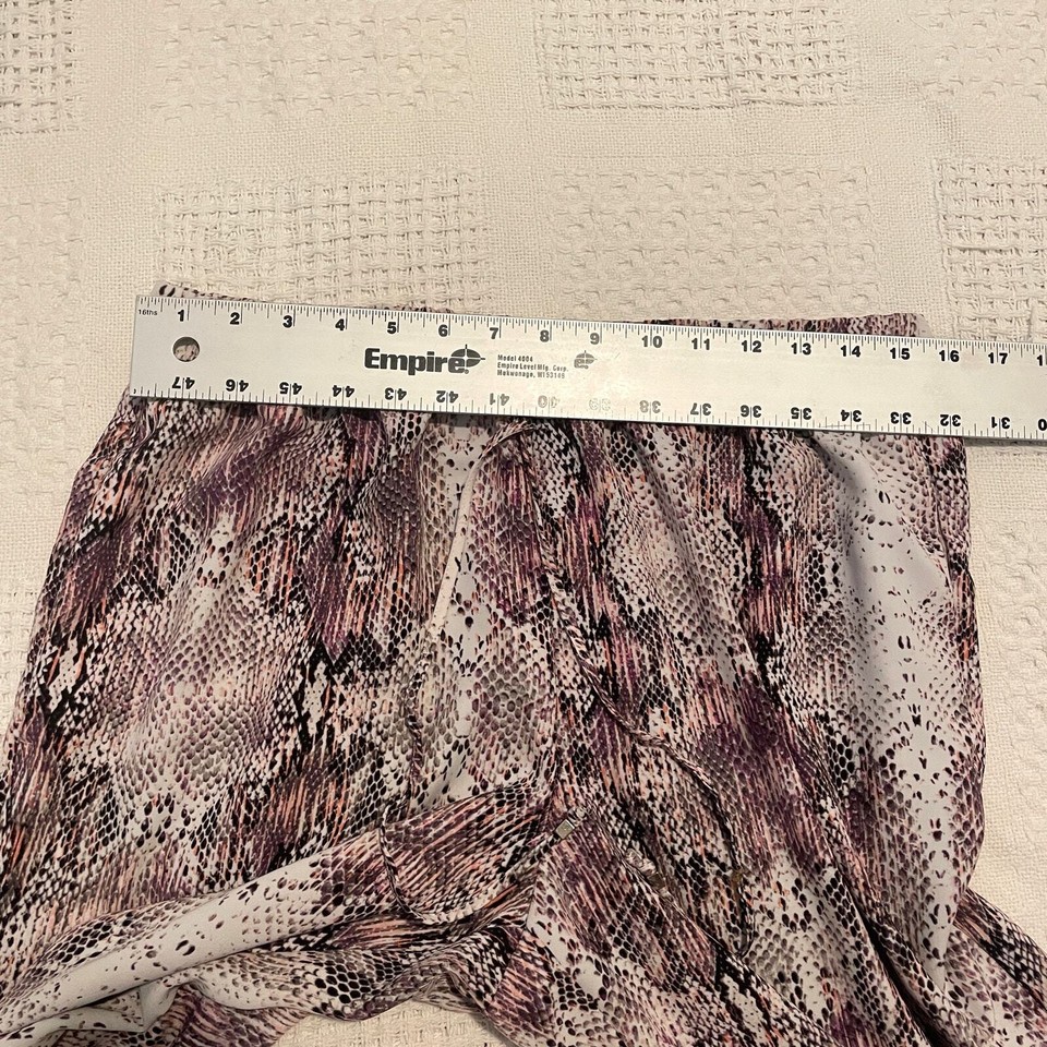 Jennifer Lopez animal floral print jogger pants large P 7073 eBay