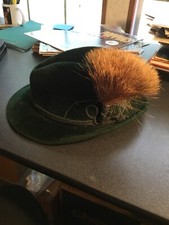 vintage german fedora, Fritz Uuffenegg Rutmacherm eifter Murnau Koch-velour