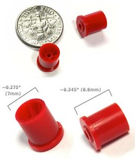 2pc BTO Newly Made Aurora G G-PLUS Style HO Slot Car Rear Wheels 8893 RED A