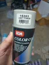 SEM 15353 Color Coat Light Titanium Spray Paint Aerosol Can 12 oz.