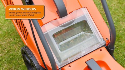 Flymo 970637601 Corded Rotary blades Lawnmower Orange for sale  