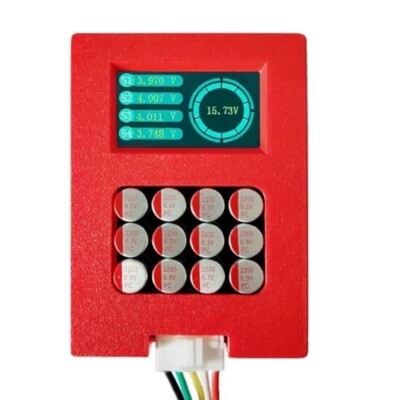4S 5A Active Equalizer w/ Display for Lifepo4/Lipo/LTO Battery Cell Capacitor