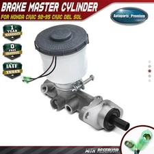 Brake Master Cylinder w/ Reservoir for Honda Civic 92-95 Civic del Sol 15/16 in