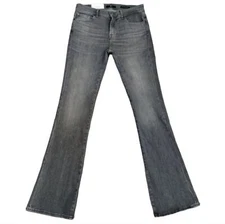 7 For All Mankind Flare Bootcut Jeans Women's Size 32 Earthkind Grey