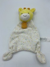 Child Of Mine Carters Giraffe Lovey Pacifier Holder Moon Stars Yellow Orange