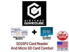 Nintendo GameCube SD2SP2 128GB MICRO SD Card Adapter Game Cube Serial Port 2