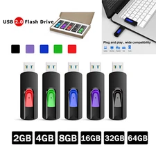 LOT Memory Stick USB 2.0 Flash Drive Thumb Drives 1GB 2GB 4GB 8GB 16GB 32GB 64GB
