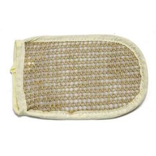 NEW FE Jute Weave Bath Mitten Exfoliating Spa Glove