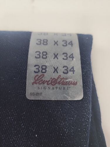 Vintage Levis Action Jeans 38x34 Dark Wash Denim Brown Tab New w Tags 90s HipHop - Picture 10 of 10