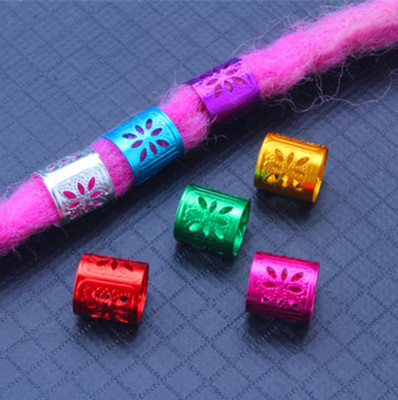 30Pcs Hair Jewelry Braid Rings Cuffs Accessories Pendants Dreadlocks Metal Beads