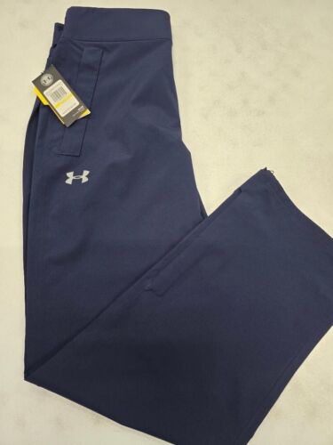 Under Armour Men's Armour Waterproof Pants 1305788 410 Medium Navy $130 NWT