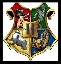 HogWarts Crest House Potter Gryffindor Huffulpuff Ravenclaw Slytherin MAGNET