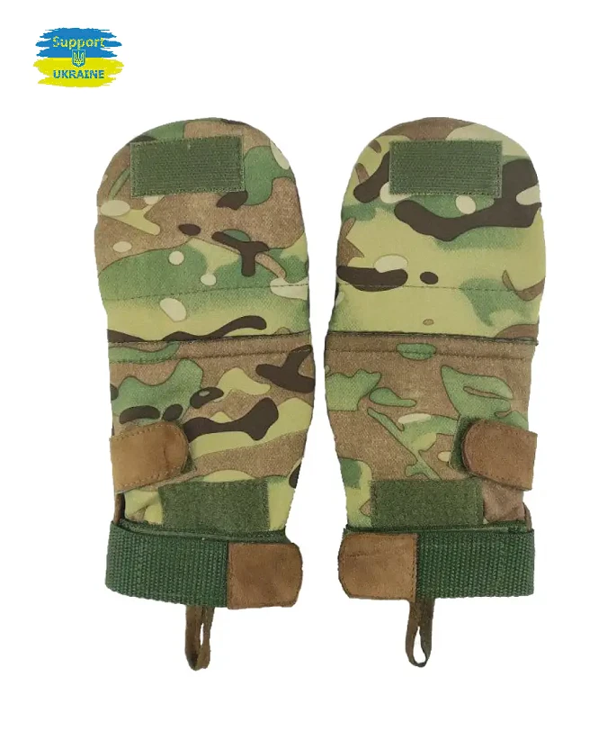 Ukrainian Armed Forces Tactical Winter Gloves half/full fingers Multicam