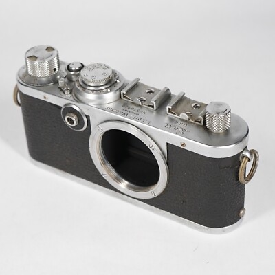 Leitz Wetzlar Leica iF Red Dial Rangefinder Film Camera Body only LTM M39  1953