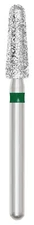 3D Dental 855-025C Sabur FG Round End Taper Coarse Green 2.5mm Diamond Burs 10Pk