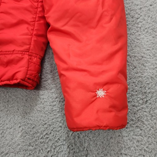 Vintage Alpine Designs Jacket Mens Large Red Stripe Goose Down Ski Retro 80s 90s - Picture 6 of 16