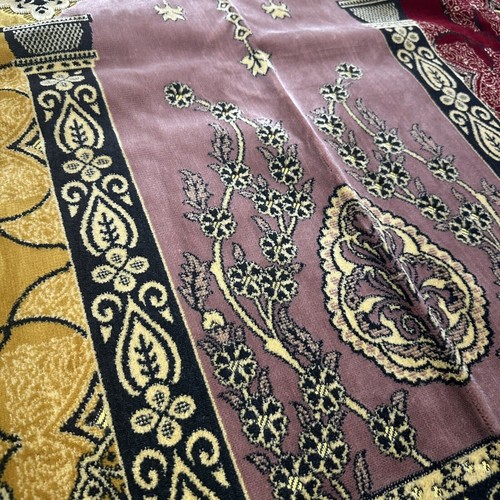 "Alfombra de oración turca para 3 personas varias personas Janamaz Sajjadah Salah 1006 - 47x63" - Imagen 4 de 4