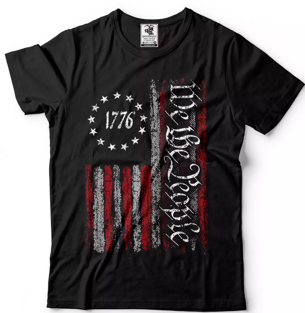 Patriotic t shirts we the people Flag Shirt Vintage USA Flag 1776 US Flag Tees