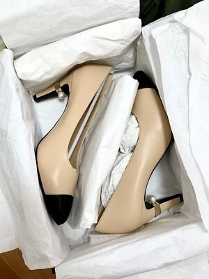 chanel trainers nude