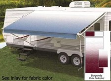 CAREFREE OF COLORADO JU176A00 17' Universal Awning Replacement Fabric - Burgundy