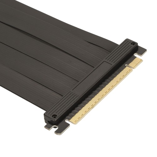 PCIE 4.0 X16 Riser Cable High Speed Flexible Shielding 90 Degree Connector GPU - Picture 7 of 12