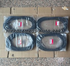 4x Rubber Seal Weatherstrip On Body Frame Car For Honda Civic Sedan 06-11