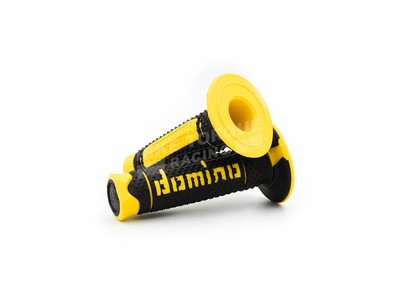 Domino A260 schwarz und gelb Full Diamond geschlossene Endgriffe passend für Zero Bikes