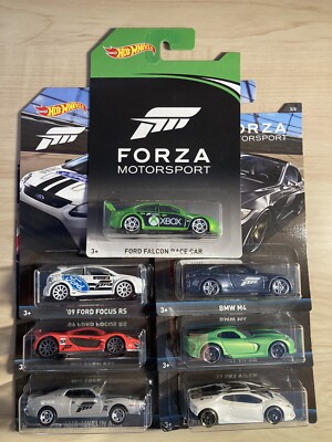 Hot wheels Forza Motorsport full set of 7 including Chase rare new on cards 2017