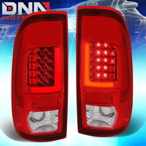 AMBER SIGNAL CHROME HEADLIGHT+3D LED L-BAR RED TAIL LAMP FIT 08-10 SUPER DUTY - Bild 4 von 11