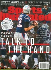 January 29, 2018 Tom Brady New England Patriots REG. Sports Illustrated NO LABEL