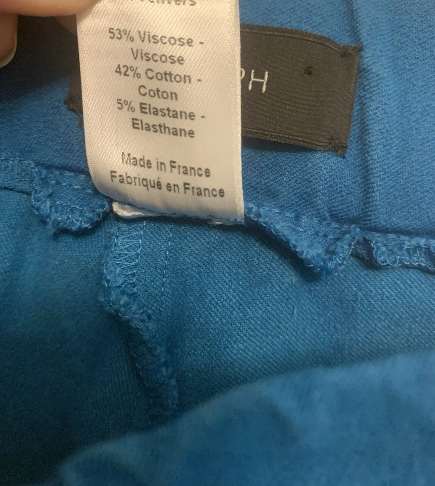 Joseph: Leggings elásticos de gabardina azul verdoso para dama (44) Foto 4 de 4