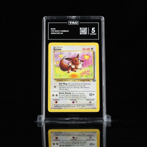 Eevee (Unlimited) graded TAG 5 for sale on eBay