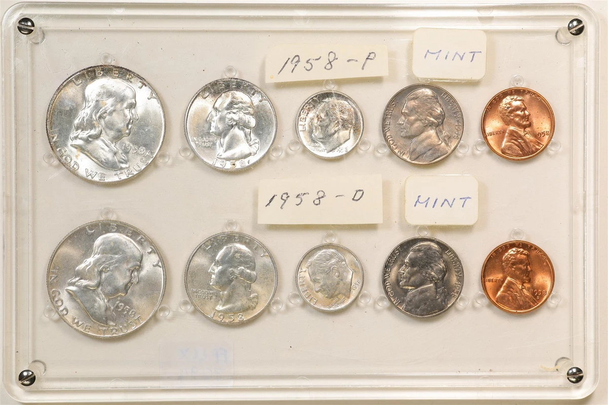 1958 Uncirculated US Coin Mint Sets for sale | eBay