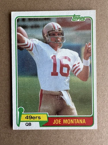 1981 Topps Joe Montana #216 RC Free Ship