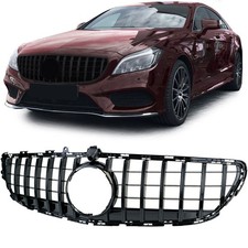 Sport Kühlergrill Schwarz Glanz passt für Mercedes CLS C218 X218 Facelift 14-18
