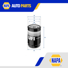 Filtro olio adatto per MAZDA CX9 TB 3.5 2007 in poi CYC4 UFI C60114302 YF0914302 qualità