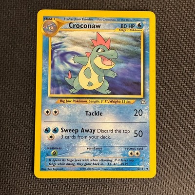 Croconaw 32/111 Neo Genesis Uncommon Pokemon Card