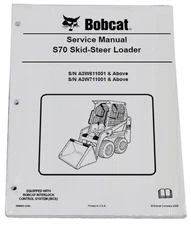 Bobcat S70 Skid Steer Loader Service Manual Shop Repair Book Part # 6986662