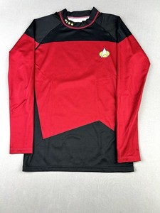 Star Trek TNG Men’s S Fusion FG Captain Uniform Jiu Jitsu Compression Rashguard